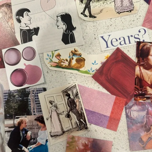 Junk Journal Kit - purple&pink love & romance aesthetic - Picture 6 of 10